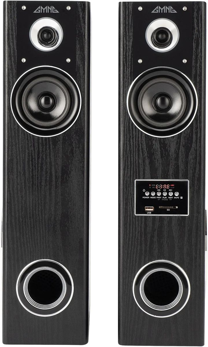 Колонки GMNG GG-SP600AC,  2.0,  черный [1892941]